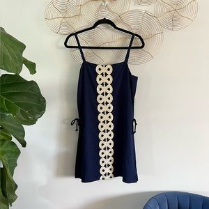 Brand New Romper with Awesome Design, Navy Blue and Gold, size 4